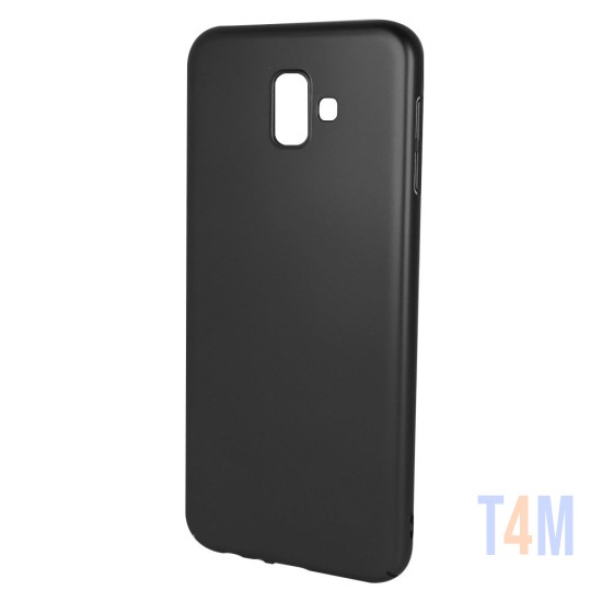 Funda de Silicona Suave para Samsung Galaxy J6 2018/A6 2018 Plus Negro